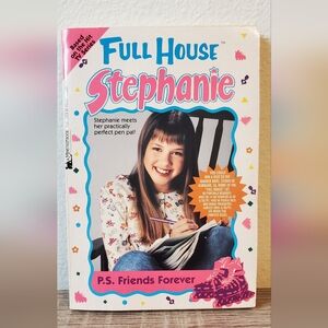 Vintage 1995 Full House Stephanie Tanner Book P.S. Friends Forever